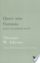 Quasi Una Fantasia: Essays on Modern Music (The Verso Classics Series)