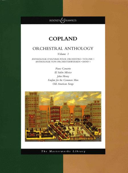Copland Orchestral Anthology - Volume 1