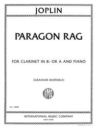 Joplin Paragon Rag for Clarinet in B flat or A and Piano