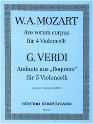 Mozart Ave verum corpus for 4 Cellos