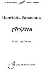 Bosmans Arietta Violin & Piano