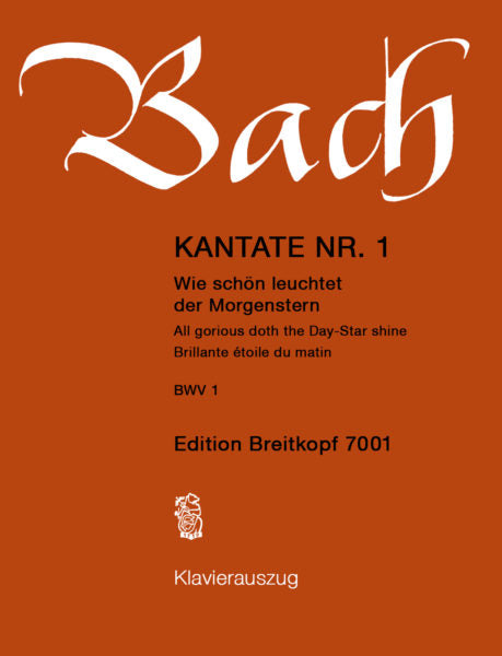 Bach Cantata No. 1 - Vocal Score