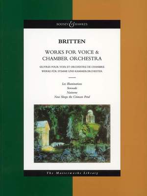 Britten Works for Voice and Chamber Orchestra Full Score
