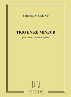 Martinu Piano Trio No. 2 D minor - Parts