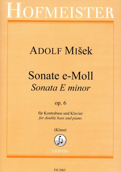 Misek Sonata in E Minor Op. 6