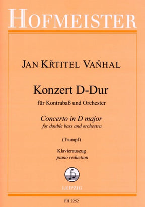 Vanhal Concerto in D Major for Double Bass