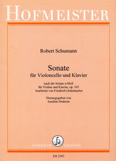 Schumann Violin Sonata Op. 105 Arr. Cello