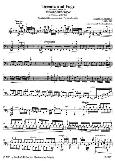 Bach 3 pieces from BVW 565, 903, and 1004