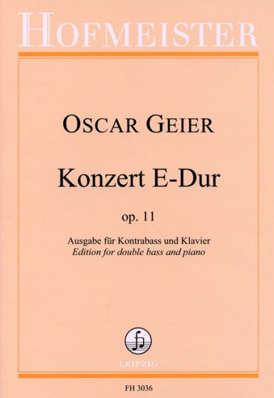 Geier Bass Concerto in E Major Op. 11