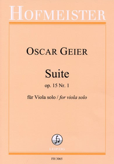 Geier Suite for Viola Solo