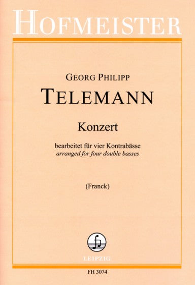 Telemann Concerto for 4 Double Basses TWV 40:202