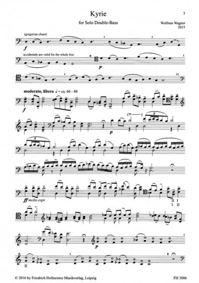 Wagner Kyrie for Double Bass