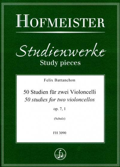 Battanchon 50 Studiesfor 2 Cellos Volume 1