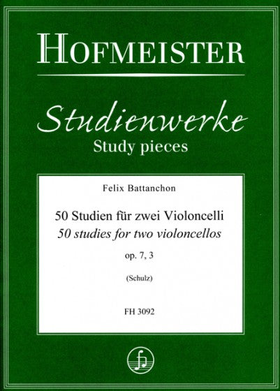 Battanchon 50 Studies for 2 Cellos Volume 3