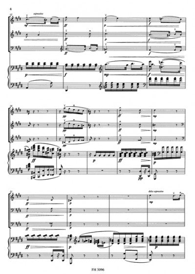 Popper Requiem Op. 66 for 3 Double Basses