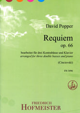 Popper Requiem Op. 66 for 3 Double Basses