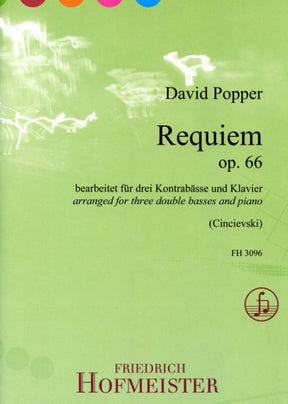 Popper Requiem Op. 66 for 3 Double Basses