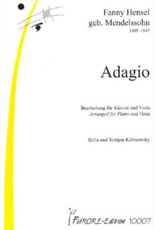 Fanny Mendelssohn Adagio for viola and piano