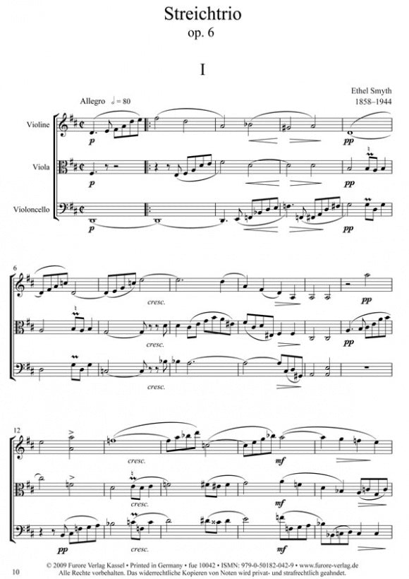 Smyth String Trio Op. 6