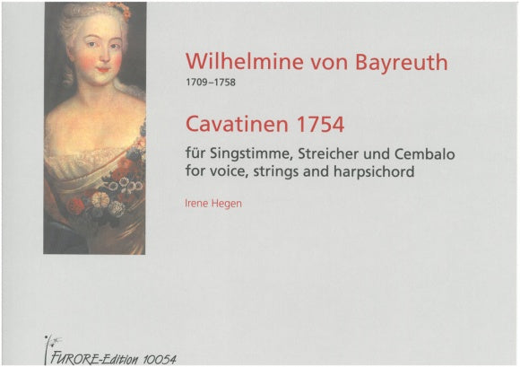 Wilhelmine von Bayreuth Cavatinen