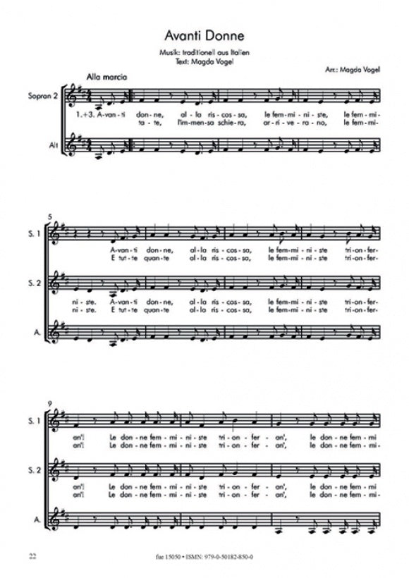 Shout up with your song! Songs from the Women’s Movement Volume 1