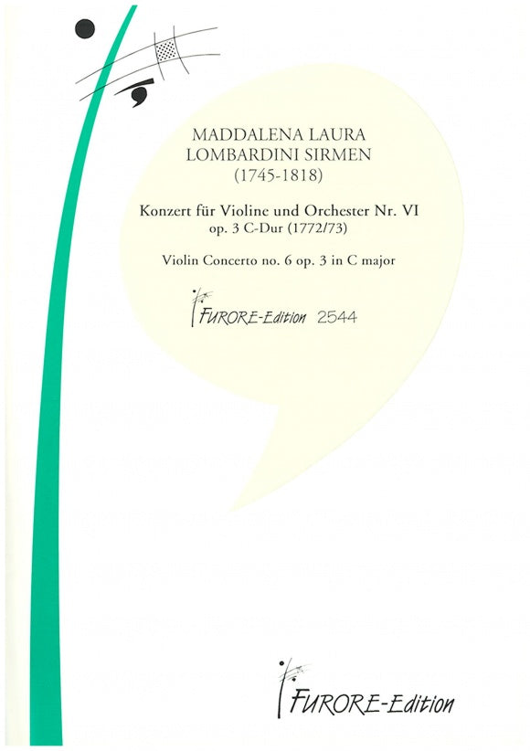 Sirmen Concert for Violin and Orchestra op. 3 Nr. 4 C-major