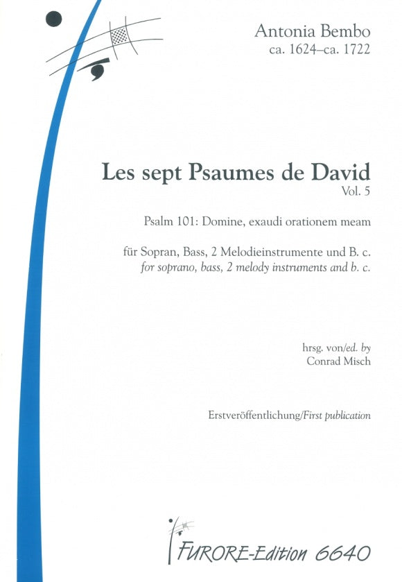 Bembo Les sept Psaumes de David Vol. 5 Psalm CI: Domine, exaudi orationem meam