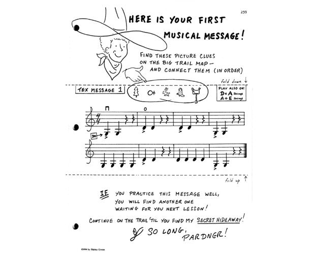 Givens Adventures in Violinland, Book 1E: "Meet Tex Neek"