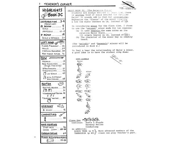 Givens Adventures in Violinland, Book 3C: "The Relative Minor"