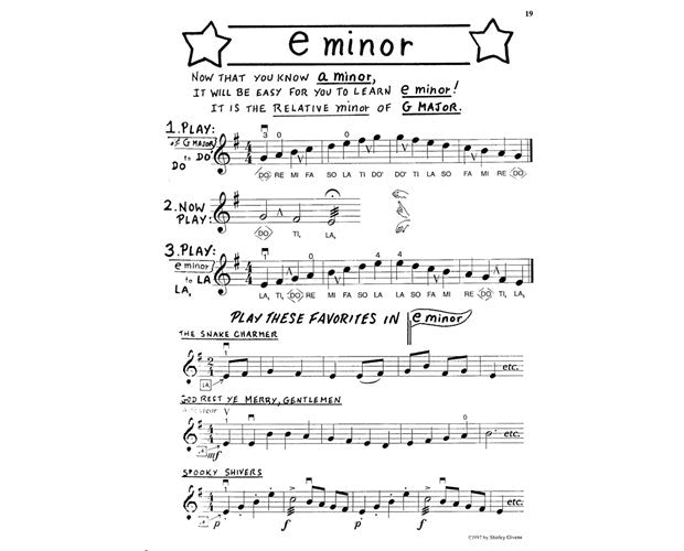 Givens Adventures in Violinland, Book 3C: "The Relative Minor"