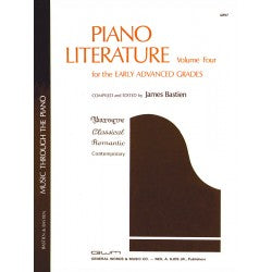 Bastien Piano Literature, Volume 4