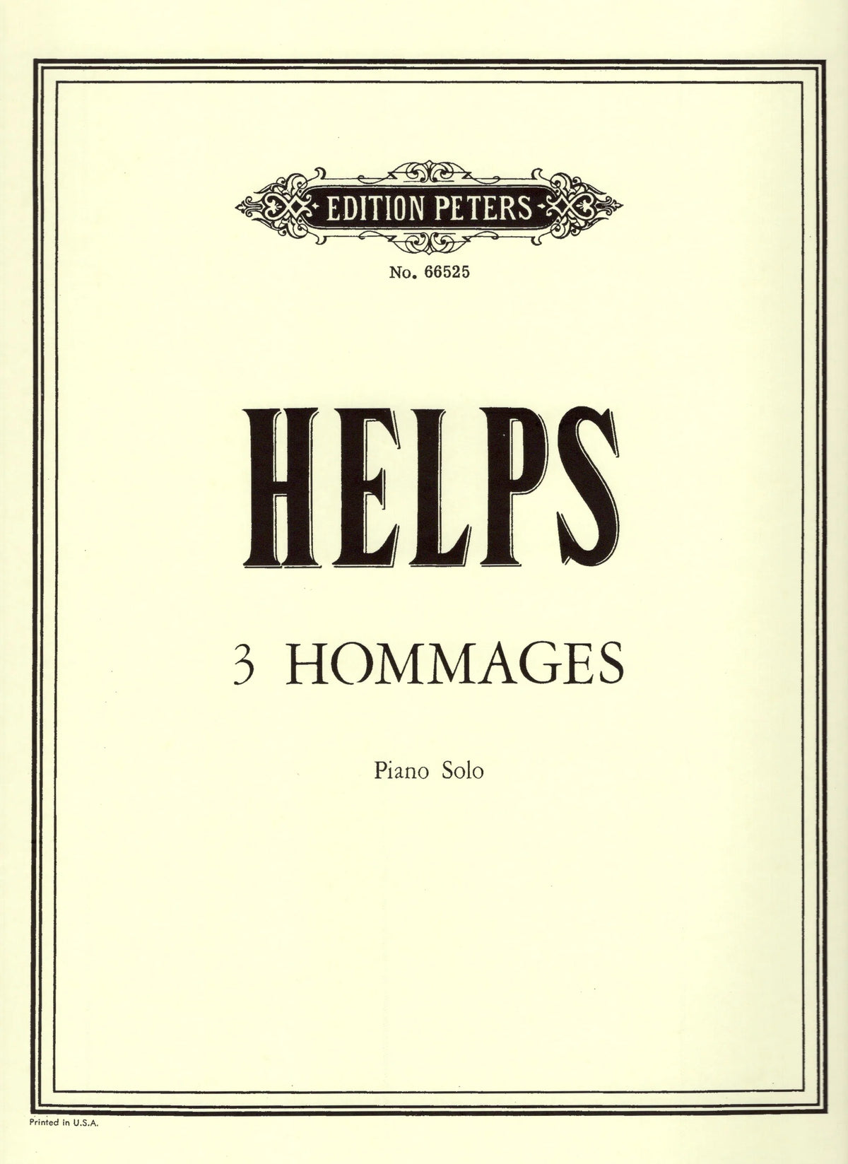 Helps 3 Hommages