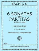 Bach 6 Sonatas and Partitas for Violin