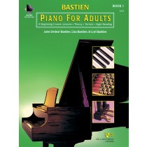 Bastien Piano For Adults, Book 1 (Book & 2-CD) DISCONTINUED