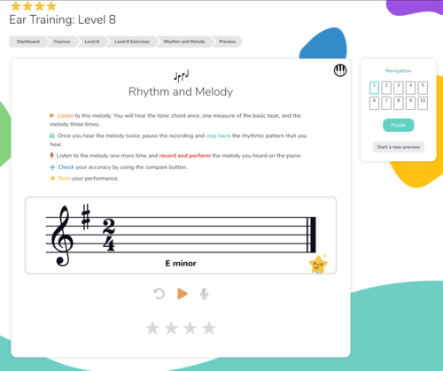 Four Star Sight Reading Level 8