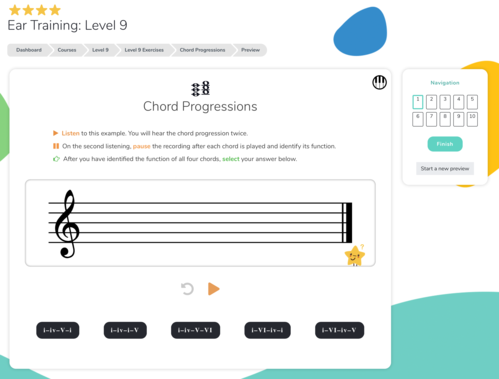 Four Star Sight Reading and Ear Tests Level 9