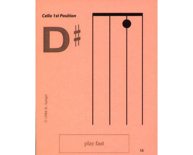 Cello Flash Cards - 32 Flashcard Set