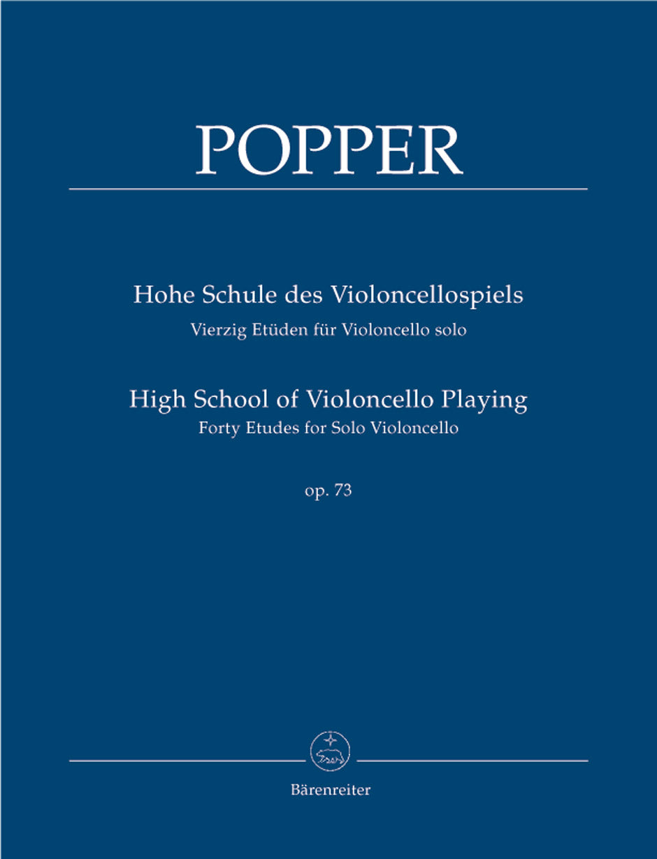 Popper High School of Violoncello Playing op. 73 -Forty Etudes for Solo Violoncello-