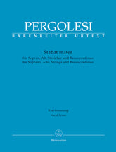 Pergolesi Stabat mater for Soprano, Alto, Strings and Basso continuo