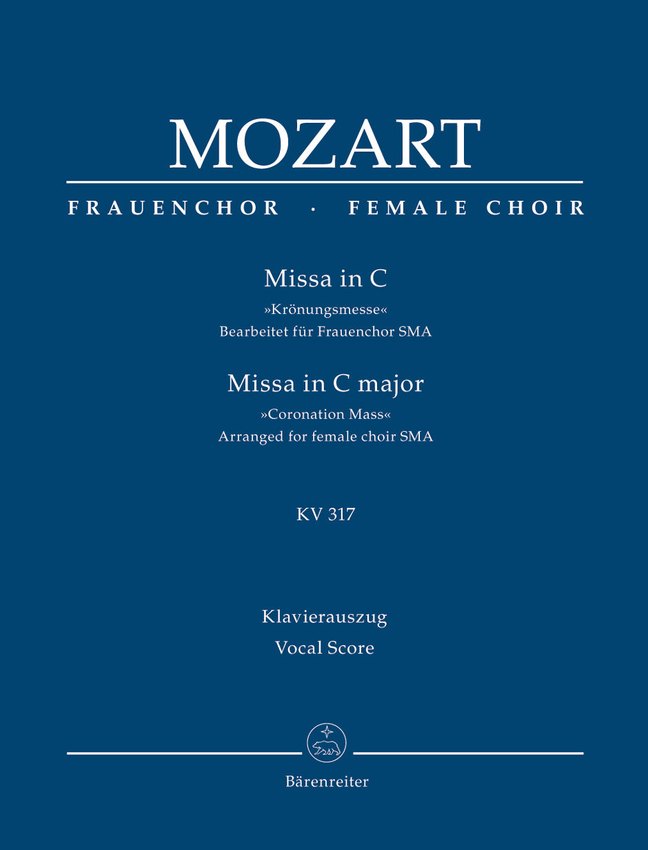 Mozart Missa C major K. 317 "Coronation Mass" (Arranged for female choir (SMA))