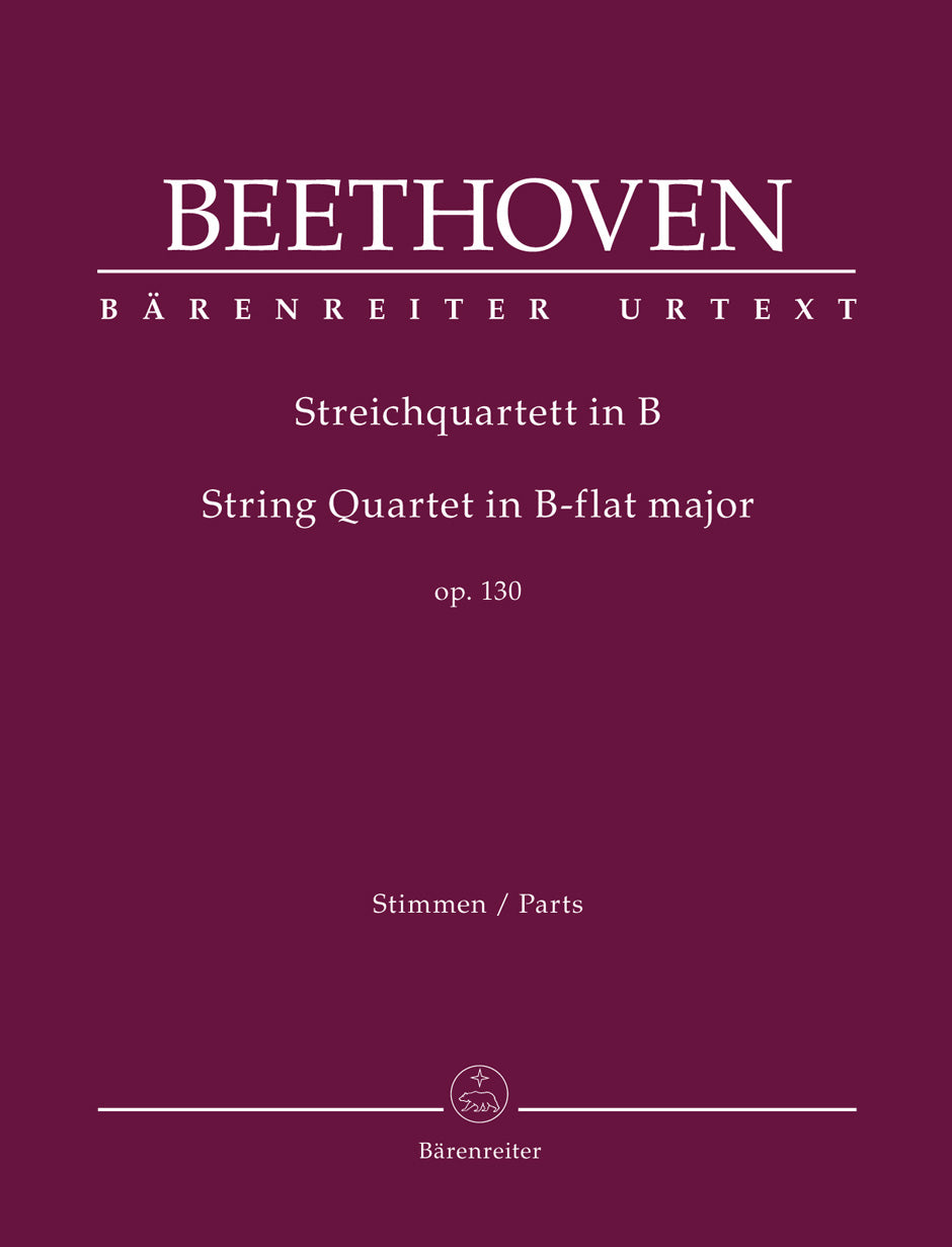Beethoven String Quartet in B flat major Opus 130