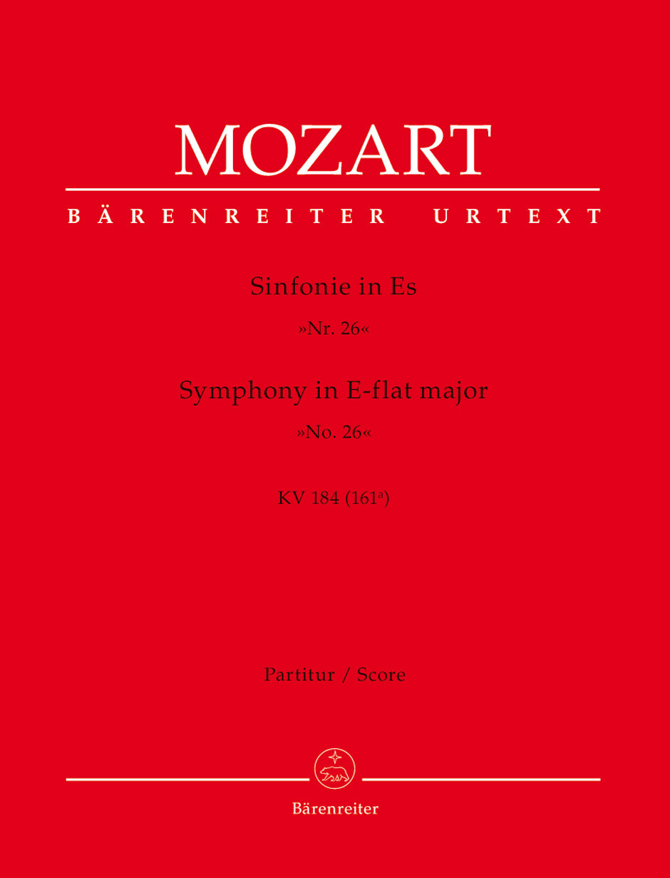 Mozart Symphony No. 26 E-flat major K. 184(166a)