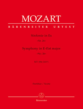 Mozart Symphony No. 26 E-flat major K. 184(166a)