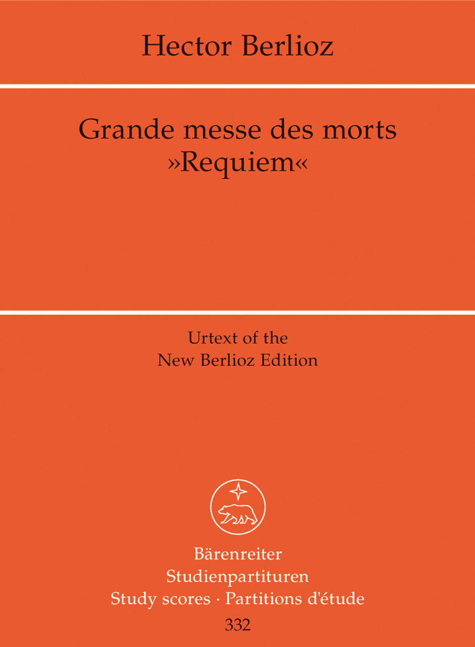 Berlioz Grande messe des morts op. 5 "Requiem" Study Score