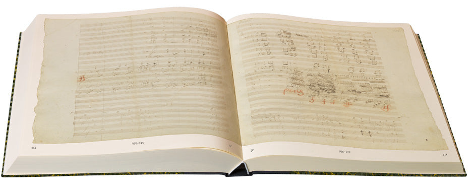 Beethoven Symphony Nr. 9 D minor op. 125 -Facsimile of the autograph score
