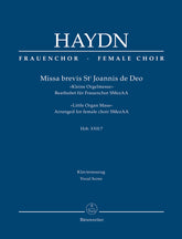 Haydn Missa brevis St. Joannis de Deo Hob. XXII:7 "Little Organ Mass" (Arranged for female choir SMezAA)