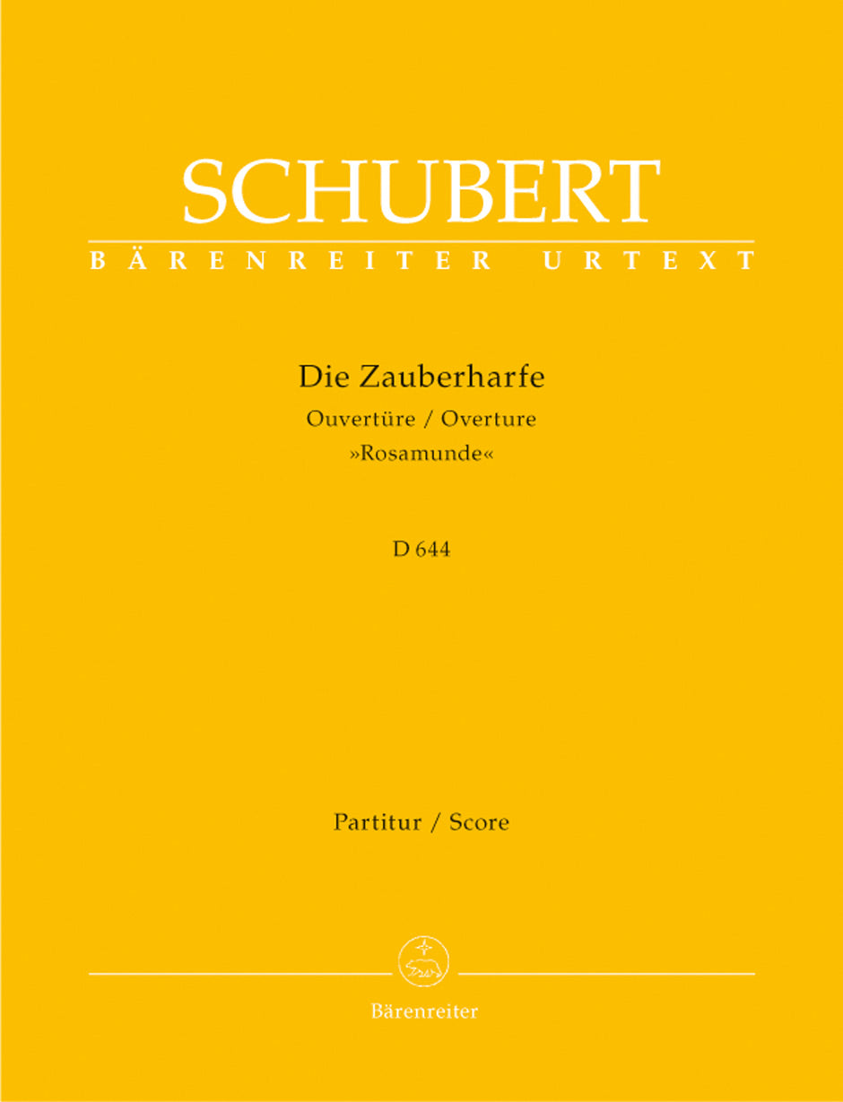 Schubert Die Zauberharfe. Ouvertüre C major D 644 "Rosamunde"