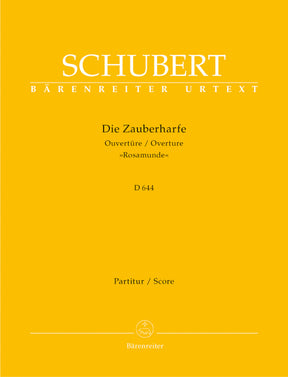 Schubert Die Zauberharfe. Ouvertüre C major D 644 "Rosamunde"