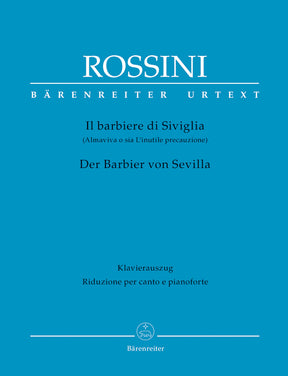 Rossini The Barber of Seville - Vocal Score