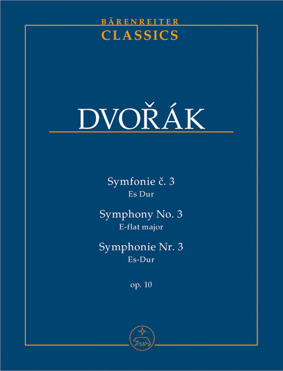 Dvořák: Symphonie Nr. 3 Es-Dur, op. 10 (Study Score)